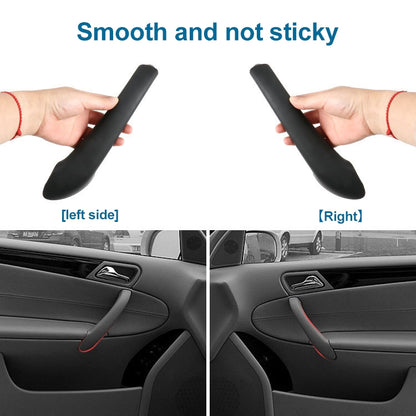 Car Rear Right Inside Doors Handle Pull Trim Cover for Mercedes-Benz C-class W203 -2007 , Left Driving(Black) - In Car by buy2fix | Online Shopping UK | buy2fix