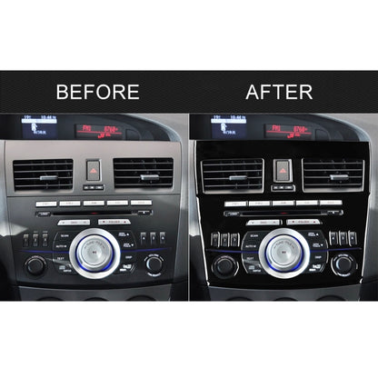 For Mazda 3 Axela 2010-2013 4 in 1 Car Central Control Radio Set B Decorative Sticker, Left Drive - In Car by buy2fix | Online Shopping UK | buy2fix