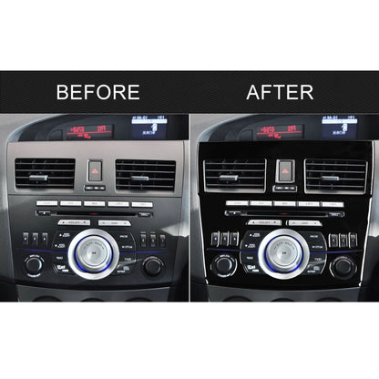 For Mazda 3 Axela 2010-2013 4 in 1 Car Central Control Radio Set B Decorative Sticker, Right Drive - In Car by buy2fix | Online Shopping UK | buy2fix