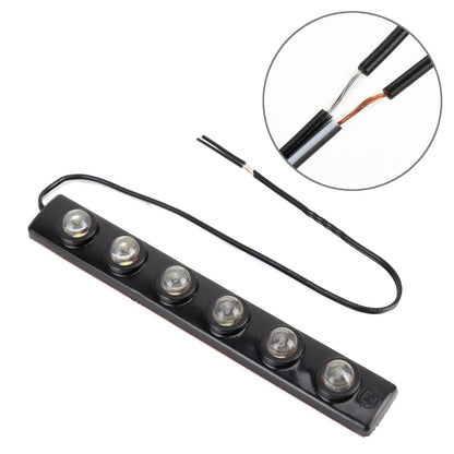 6LEDs SMD-5050 DC12V / 1.3W / 5500K / 65LM Car Daytime Running Light - In Car by buy2fix | Online Shopping UK | buy2fix