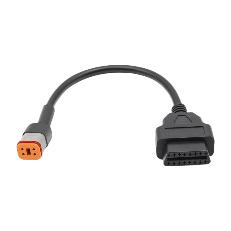 4Pin Motorcycles OBD2 Conversion Cable OBDII Diagnostic Adapter Cable for Harley Davidson - In Car by buy2fix | Online Shopping UK | buy2fix