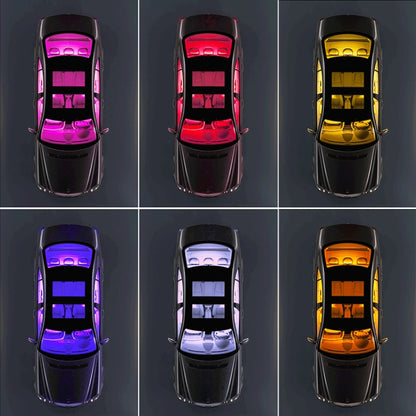 Y12 USB Car Colorful RGB Foot LED Atmosphere Light - In Car by buy2fix | Online Shopping UK | buy2fix