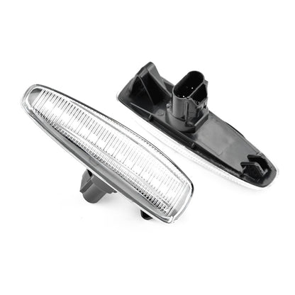 2pcs For Mitsubishi Lancer 2008-2018 Car Dynamic LED Fender Side Light (Transparent) - In Car by buy2fix | Online Shopping UK | buy2fix