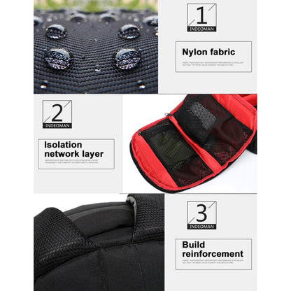 INDEPMAN DL-B012 Portable Outdoor Sports Backpack Camera Bag for GoPro, SJCAM, Nikon, Canon, Xiaomi Xiaoyi YI, Size: 27.5 * 12.5 * 34 cm(Purple) - Camera Accessories by INDEPMAN | Online Shopping UK | buy2fix