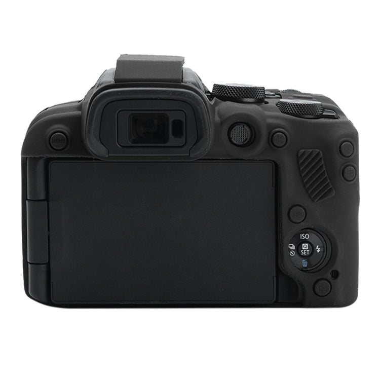 For Canon EOS R10 Soft Silicone Protective Case (Black) - Camera Accessories by buy2fix | Online Shopping UK | buy2fix