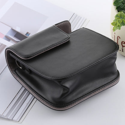 Retro Style Full Body Camera PU Leather Case Bag with Strap for FUJIFILM instax mini 9 / mini 8+ / mini 8(Black) - Camera Accessories by buy2fix | Online Shopping UK | buy2fix