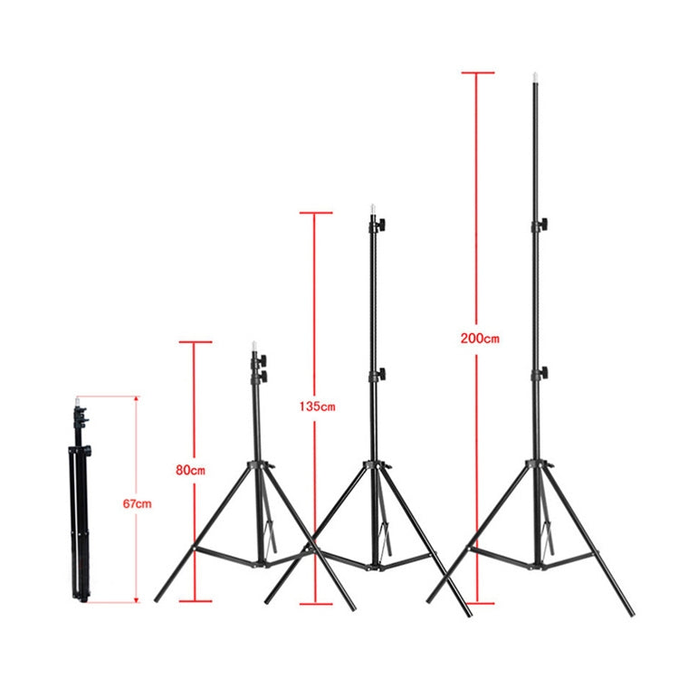 50x70cm Single Light Softbox + 2m Photography Lighting Tripod Mount Stand + Arm Jib Crossbar Bracket Studio Flash Light Set - Camera Accessories by buy2fix | Online Shopping UK | buy2fix