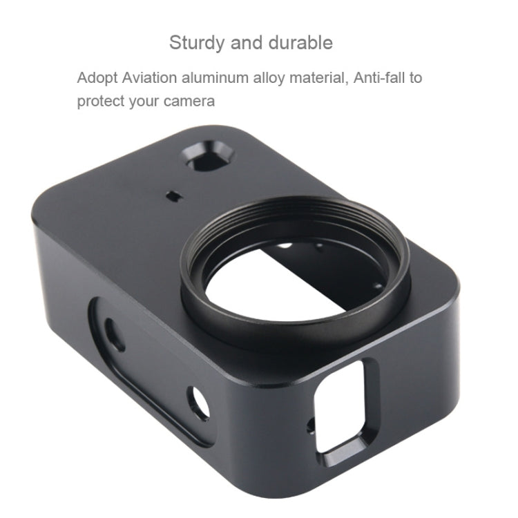 Housing Shell Aluminum Alloy Protective Cage with 37mm Filter Lens & Lens Cap & Screw for Xiaomi Mijia Small Camera (Black) - DJI & GoPro Accessories by buy2fix | Online Shopping UK | buy2fix