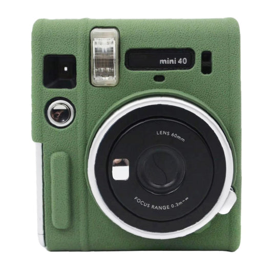 Soft Silicone Protective Case for Fujifilm Instax mini 40 (Green) - Camera Accessories by buy2fix | Online Shopping UK | buy2fix