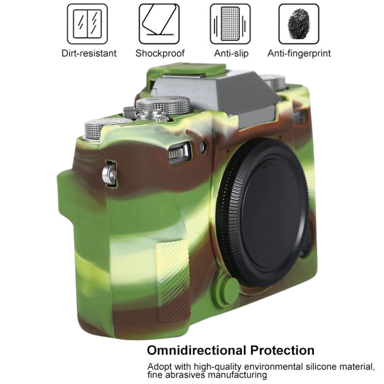 For FUJIFILM X-T30 Soft Silicone Protective Case(Camouflage) - Camera Accessories by buy2fix | Online Shopping UK | buy2fix