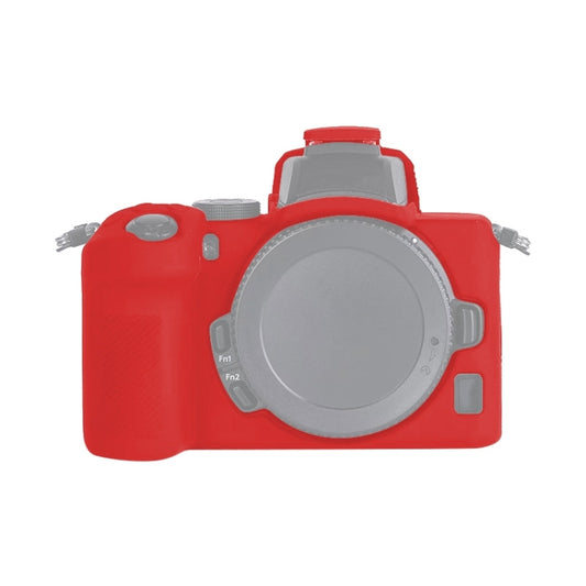 Soft Silicone Protective Case for Nikon Z50 (Red) - Camera Accessories by buy2fix | Online Shopping UK | buy2fix