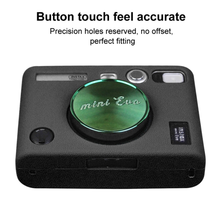 PULUZ Soft Silicone Protective Case for FUJIFILM instax mini Evo (Black) - Camera Accessories by buy2fix | Online Shopping UK | buy2fix