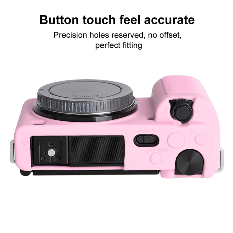 For Sony ZV-E10 Soft Silicone Protective Case (Pink) - Camera Accessories by buy2fix | Online Shopping UK | buy2fix