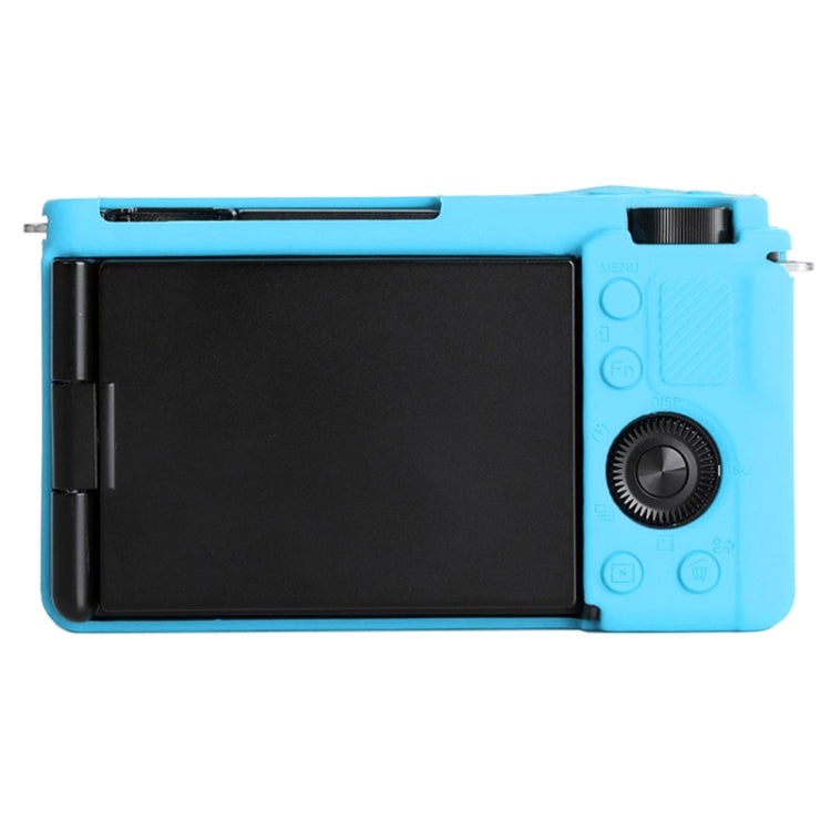 For Sony ZV-E10 Soft Silicone Protective Case (Blue) - Camera Accessories by buy2fix | Online Shopping UK | buy2fix