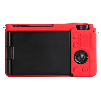 For Sony ZV-E10 Soft Silicone Protective Case (Red) - Camera Accessories by buy2fix | Online Shopping UK | buy2fix