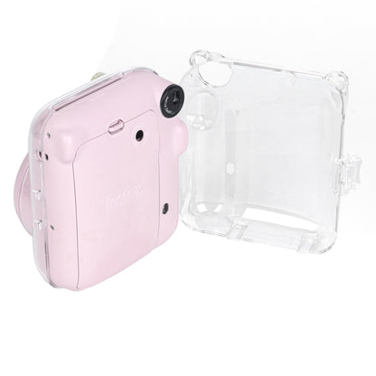 For FUJIFILM Instax mini 12 Crystal Hard Case Camera Bag with Shoulder Strap (Transparent) - Protective Case by buy2fix | Online Shopping UK | buy2fix