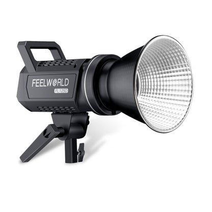 FEELWORLD FL125D 125W Daylight Point Source Video Light, Bluetooth APP Control(UK Plug) - Shoe Mount Flashes by FEELWORLD | Online Shopping UK | buy2fix