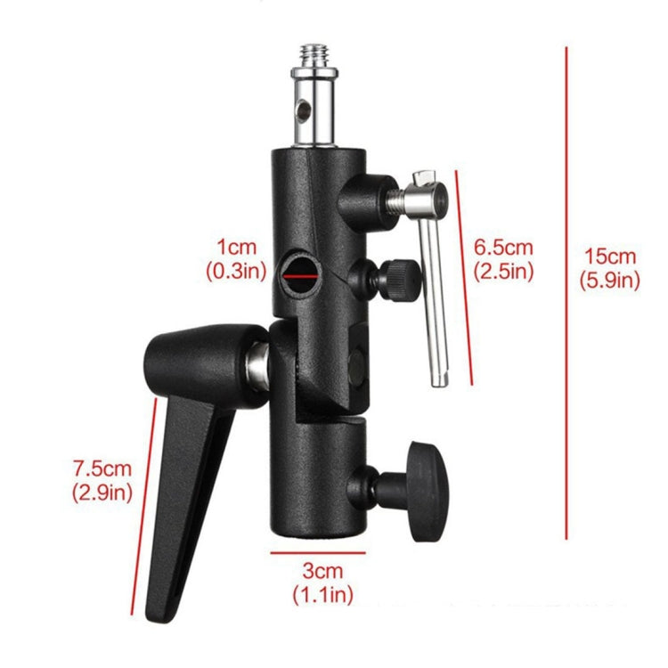 H Type Multifunctional Flash Light Stand Umbrella Bracket, Max Load: 3kg - Camera Accessories by buy2fix | Online Shopping UK | buy2fix