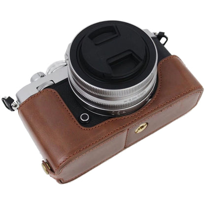 1/4 inch Thread PU Leather Camera Half Case Base for Nikon Z fc (Brown) - Camera Accessories by buy2fix | Online Shopping UK | buy2fix