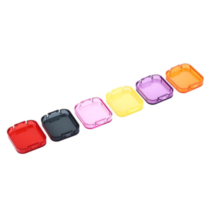 6 in 1 for GoPro HERO5 Sport Action Camera Professional Colorized Lens Filter(Red + Yellow + Purple + Pink + Orange + Grey) - DJI & GoPro Accessories by buy2fix | Online Shopping UK | buy2fix