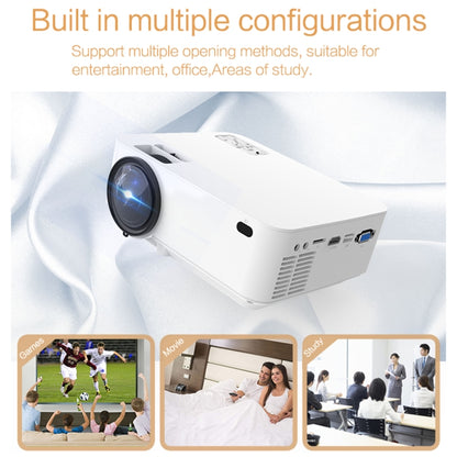 TB612 2200ANSI Lumens 800x400 Resolution 1080P LED+LCD Technology Smart Projector, Support AV / HDMI / SD Card / USB / VGA / TV, AU Plug - Consumer Electronics by buy2fix | Online Shopping UK | buy2fix