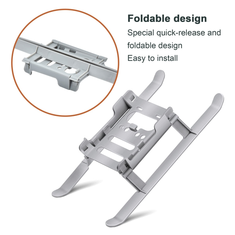 STARTRC 1106837 Shockproof Quick Release Anti-collision Landing Gear Height Extender Holder for DJI Mini 2 / Mavic Mini(Grey) - DJI & GoPro Accessories by STARTRC | Online Shopping UK | buy2fix