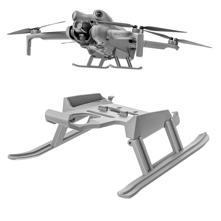 For DJI Mini 4 Pro STARTRC Folding Anti-fall Anti-dirt Heightened Landing Gear Training Rack (Grey) - Holder Series by STARTRC | Online Shopping UK | buy2fix