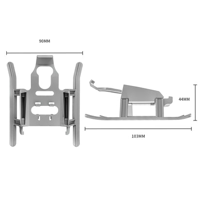 For DJI Mini 4 Pro STARTRC Folding Anti-fall Anti-dirt Heightened Landing Gear Training Rack (Grey) - Holder Series by STARTRC | Online Shopping UK | buy2fix