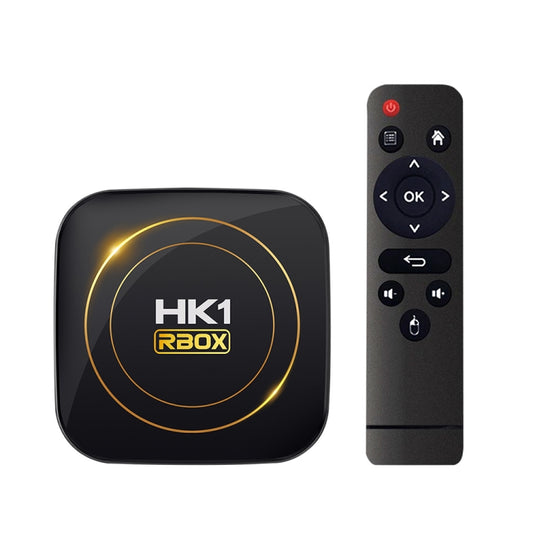 HK1 RBOX-H8S 4K Ultra HD Android 12.0 Smart TV Box with Remote Control, Allwinner H618 Quad-Core, 4GB+32GB(AU Plug) - Amlogic S905 by buy2fix | Online Shopping UK | buy2fix
