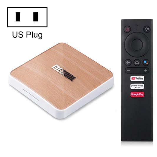 MECOOL KM6 4K Smart TV BOX Android 10.0 Media Player wtih Remote Control, Amlogic S905X4 Quad Core ARM Cortex A55, RAM: 4GB, ROM: 64GB, Support WiFi, Bluetooth, Ethernet, US Plug - Consumer Electronics by MECOOL | Online Shopping UK | buy2fix