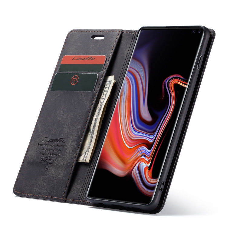 CaseMe-013 Multifunctional Horizontal Flip Leather Case with Card Slot & Holder for Galaxy S10 5G(Black) - Galaxy Phone Cases by CaseMe | Online Shopping UK | buy2fix