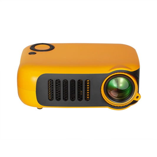 TRANSJEE A2000 320x240P 1000 ANSI Lumens Mini Home Theater HD Digital Projector, Plug Type: EU Plug(Yellow) - Consumer Electronics by buy2fix | Online Shopping UK | buy2fix