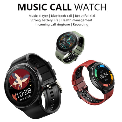 MT3 1.28 inch TFT Screen IP67 Waterproof Smart Watch, Support Bluetooth Call / Sleep Monitoring / Heart Rate Monitoring(Black) - Smart Wear by buy2fix | Online Shopping UK | buy2fix