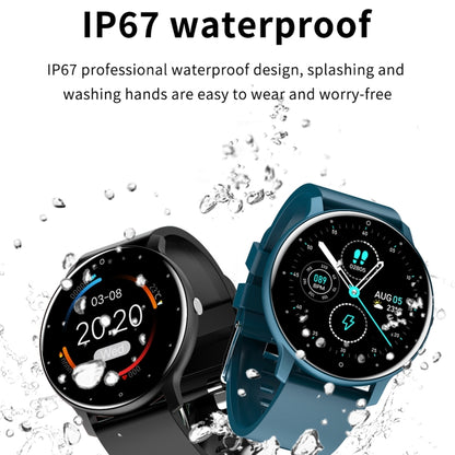 ZL02 1.28 inch Touch Screen IP67 Waterproof Smart Watch, Support Blood Pressure Monitoring / Sleep Monitoring / Heart Rate Monitoring(Blue) - Smart Wear by buy2fix | Online Shopping UK | buy2fix