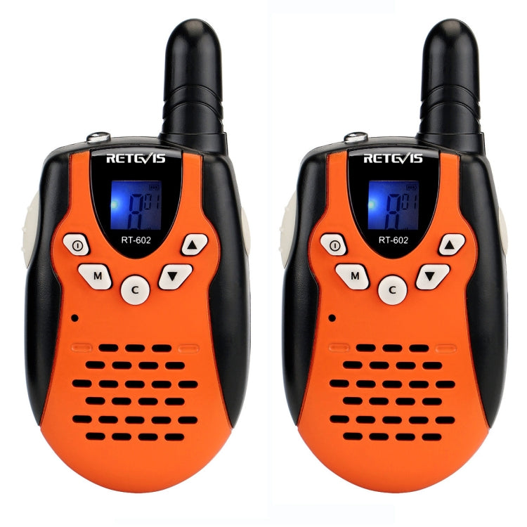 1 Pair RETEVIS RT602 0.5W EU Frequency 446.00625-446.09375MHz 8CHS Handheld Children Walkie Talkie, EU Plug - Children by RETEVIS | Online Shopping UK | buy2fix