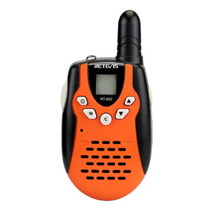 1 Pair RETEVIS RT602 0.5W EU Frequency 446.00625-446.09375MHz 8CHS Handheld Children Walkie Talkie, EU Plug - Children by RETEVIS | Online Shopping UK | buy2fix