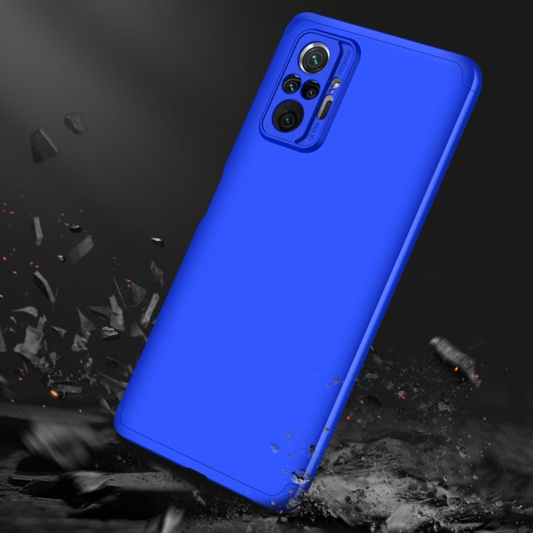 For Xiaomi Redmi Note 10 Pro / Note 10 Pro Max GKK Three Stage Splicing Full Coverage PC Protective Case(Blue) - Xiaomi Cases by GKK | Online Shopping UK | buy2fix