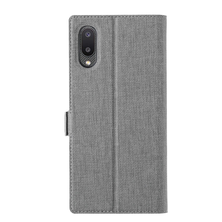 For Samsung Galaxy A02 / M02 ViLi K Series Shockproof TPU + PU Leather Magnetic Buckle Horizontal Flip Case with Card Slots & Wallet & Holder(Grey) - Galaxy Phone Cases by ViLi | Online Shopping UK | buy2fix