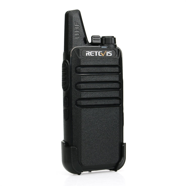 1 Pair RETEVIS RT622 US Frequency 400-480MHz 16CHS Two Way Radio Handheld Walkie Talkie, US Plug(Black) - Handheld Walkie Talkie by RETEVIS | Online Shopping UK | buy2fix