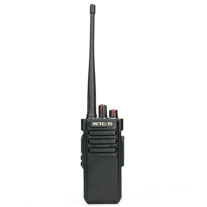 RETEVIS RT29 10W UHF 400-480MHz 16CHS Two Way Radio Handheld Walkie Talkie, EU Plug(Black) - Handheld Walkie Talkie by RETEVIS | Online Shopping UK | buy2fix