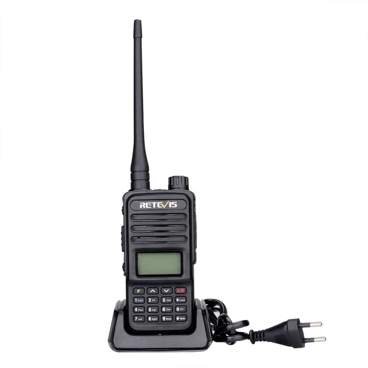 RETEVIS RT85 EU Frequency 136.000-174.000MHz+400.000-470.000MHz 200CHS Dual Band Digital Two Way Radio Handheld Walkie Talkie(Black) - Handheld Walkie Talkie by RETEVIS | Online Shopping UK | buy2fix