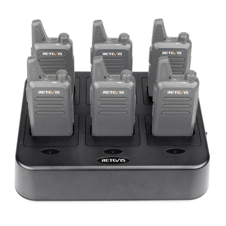 RETEVIS RTC22 Multi-function Six-Way Walkie Talkie Charger for Retevis RT22, US Plug - Consumer Electronics by RETEVIS | Online Shopping UK | buy2fix
