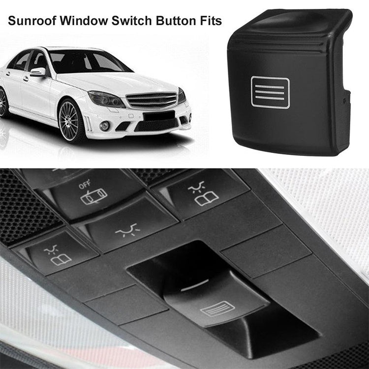 Car Sunroof Switch Button Dome Light Button for Mercedes-Benz W204 / X204 2008-2015(Deerskin Beige) - In Car by buy2fix | Online Shopping UK | buy2fix