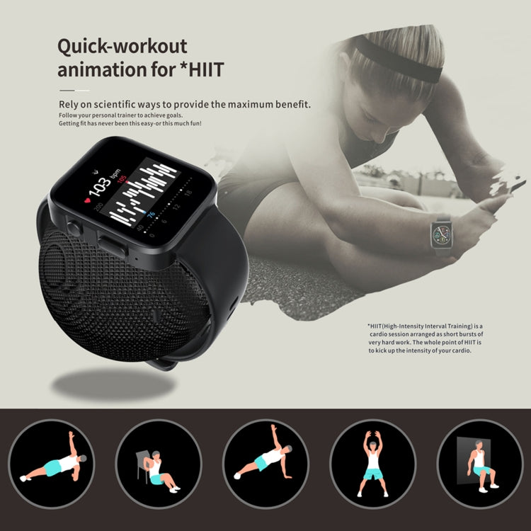 CS254 1.57 inch TFT Touch Screen 3ATM Waterproof Smart Watch, Support Sleep Monitoring / Heart Rate Monitoring / Bluetooth Voice Call / Bluetooth Music Playback(Black) - Smart Wear by buy2fix | Online Shopping UK | buy2fix