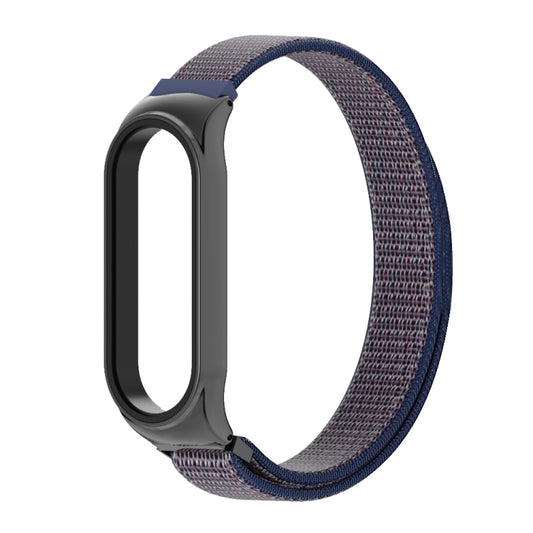 For Xiaomi Mi Band 6 / 5 / 4 / 3 Mijobs CS Breathable Nylon Watch Band(Midnight Blue) - Watch Bands by MIJOBS | Online Shopping UK | buy2fix