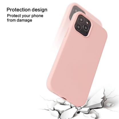 For iPhone 13 mini Solid Color Liquid Silicone Shockproof Protective Case (Diamond Blue) - iPhone 13 mini Cases by buy2fix | Online Shopping UK | buy2fix