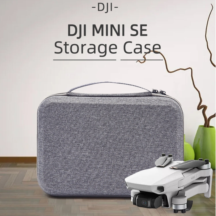 For DJI Mini SE Shockproof Carrying Hard Case Storage Bag, Size: 21.5 x 29.5 x 10cm(Grey + Black Liner) - DJI & GoPro Accessories by buy2fix | Online Shopping UK | buy2fix