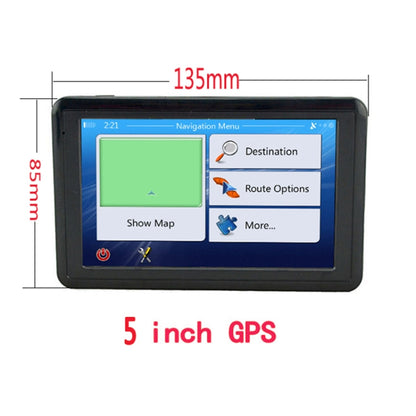 Q5 Car 5 inch HD TFT Touch Screen GPS Navigator Support TF Card / MP3 / FM Transmitter, Specification:Middle East Map - In Car by buy2fix | Online Shopping UK | buy2fix