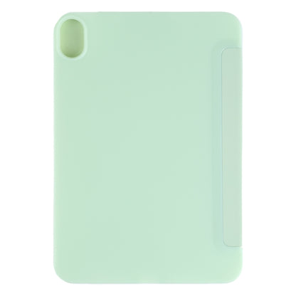 For iPad mini 6 GEBEI Shockproof Horizontal Flip Tablet Case with Three-folding Holder(Mint Green) - iPad mini 6 Cases by GEBEI | Online Shopping UK | buy2fix