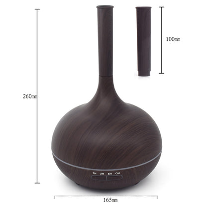 Creative Fragrance Machine Pointed Mouth Humidifier Automatic Alcohol Sprayer with Colorful LED Light, Plug Specification:AU Plug(Dark Brown) - Home & Garden by buy2fix | Online Shopping UK | buy2fix
